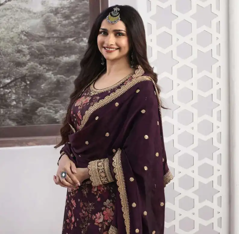 FC Swara 65581 Purple Color Vichitra Digital Print Embroidery Salwar Suit Wedding, Party, Festive events, etc.  Expected Delivery  4-6 Working Days @2699/- | Casual Suits, Jump Suits, Creative suits, Designer Suits, Palazzo Suits, Party Wear Suits, Patiala Suits, Salwar suit, Straight Suits