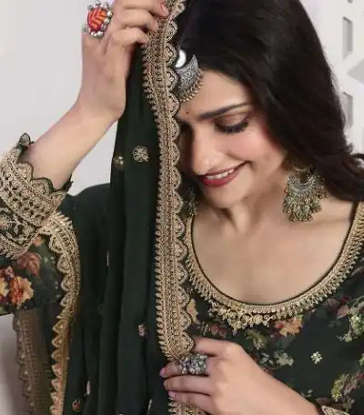 FC Swara 65582 Stone Green Color Vichitra Digital Print Embroidery Salwar Suit Wedding, Party, Festive events, etc. Expected Delivery 4-6 Working Days @2699 | Casual Suits, Jump Suits, Creative suits, Designer Suits, Palazzo Suits, Party Wear Suits, Patiala Suits, Salwar suit, Straight Suits