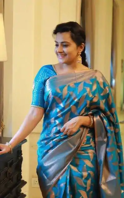 KP 4057 Blue Color Soft Lichi Silk Jacquard On All Over Saree Casual, Party Wear, Wedding, Events Etc. Expected Delivery 4-6 Working Days @1349/- | Embroidered Sarees, Bollywood Sarees, Creative Sarees, Designer Sarees, Ethnic Saree, Modern Digital sarees, Party Wear Sarees, Sarees