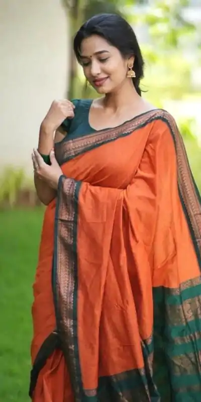 KP 5004 Orange Color Soft Lichi Silk Jacquard On All Over Saree Casual, Party Wear, Wedding, Events Etc. Expected Delivery 4-6 Working Days @1449/- | Embroidered Sarees, Bollywood Sarees, Creative Sarees, Designer Sarees, Ethnic Saree, Modern Digital sarees, Party Wear Sarees, Sarees