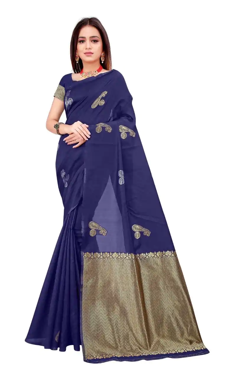 KP 3006 Royal Blue Color Soft Lichi Silk Jacquard On All Over Saree Casual, Party Wear, Wedding, Events Etc. Expected Delivery 4-6 Working Days @1249/- | Bollywood Sarees, Creative Sarees, Designer Sarees, Embroidered Sarees, Ethnic Saree, Modern Digital sarees, Party Wear Sarees, Sarees
