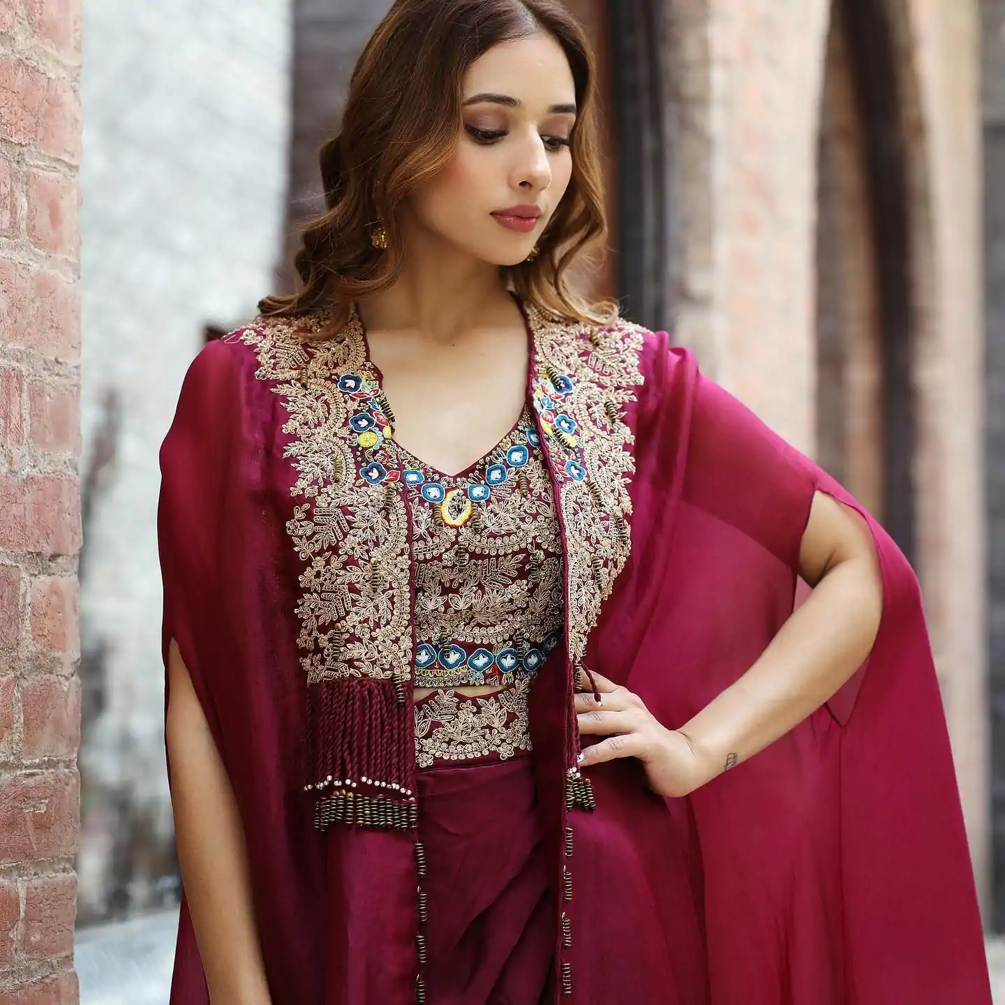 KD 1358 Wine Color Organza silk Thread Sequence Dhoti Salwar Casual, Party Wear, Wedding, Events Etc. Expected Delivery 4-6 Working Days @1849/- | Casual Suits, Jump Suits, Creative suits, Designer Suits, Palazzo Suits, Party Wear Suits, Patiala Suits, Salwar suit, Straight Suits
