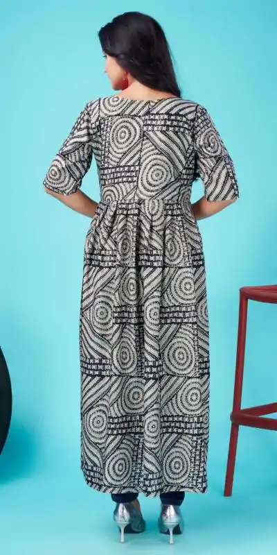 MC 1020 Black Color Rayon Foil Print With Dori Pattern Gown Casual, Party Wear, Wedding, Events, Festivals Wear Expected Delivery 4-6 Working Days @1369/- | Bollywood Gowns, Creative Gowns, Designer Gowns, Embroidered Gowns, Gowns, Party Wear Gowns