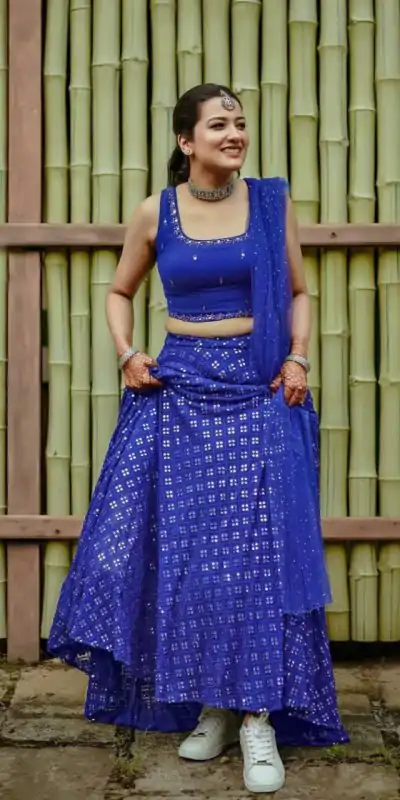 RC 241 Blue Color Heavy Georgette Embroidery Sequins Lehenga Choli Casual, Party Wedding, Festive, Events Etc. Delivery  4-6 Working Days 1999/- | Bollywood Lehenga, Creative Lehenga, Designer Lehenga, Embroidered Lehenga, Lehenga, Party Wear Lehenga