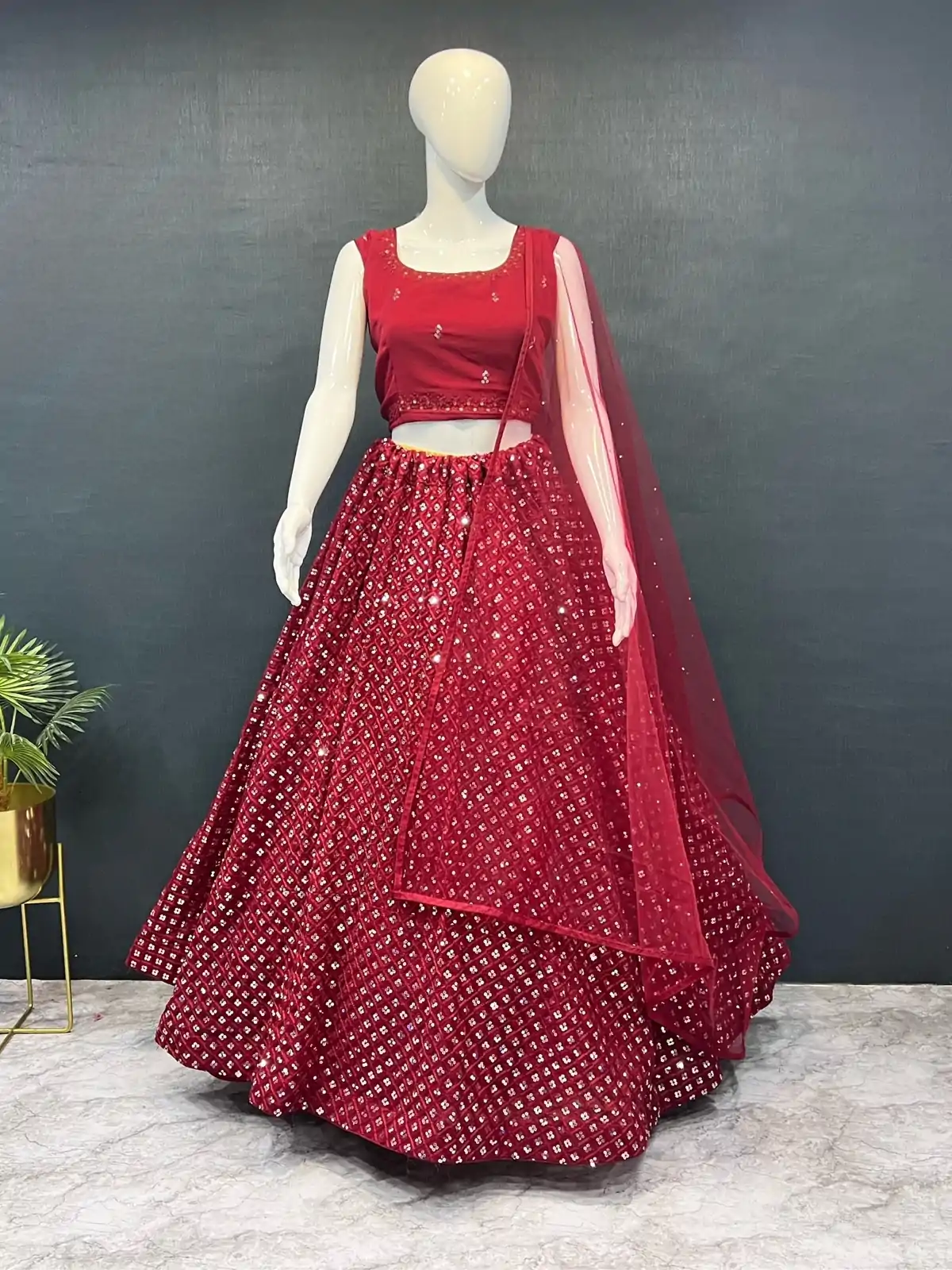 RC 241 Red Color Heavy Georgette Embroidery Sequins Lehenga Choli Casual, Party Wedding, Festive, Events Etc. Delivery  4-6 Working Days 1999/- | Bollywood Lehenga, Creative Lehenga, Designer Lehenga, Embroidered Lehenga, Lehenga, Party Wear Lehenga