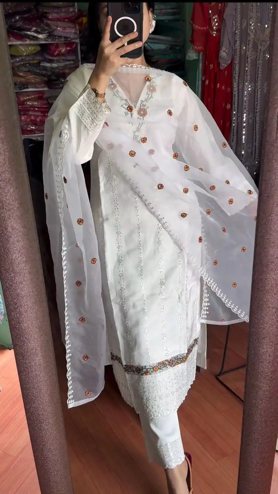NF 1190 White color Georgette Embroidery Sequence Salwar Suit Casual, Wedding, Party, Festive, Events . Expected Delivery 4-6 Working Days @1999 | Casual Suits, Creative suits, Designer Suits, Palazzo Suits, Party Wear Suits, Patiala Suits, Salwar suit, Straight Suits