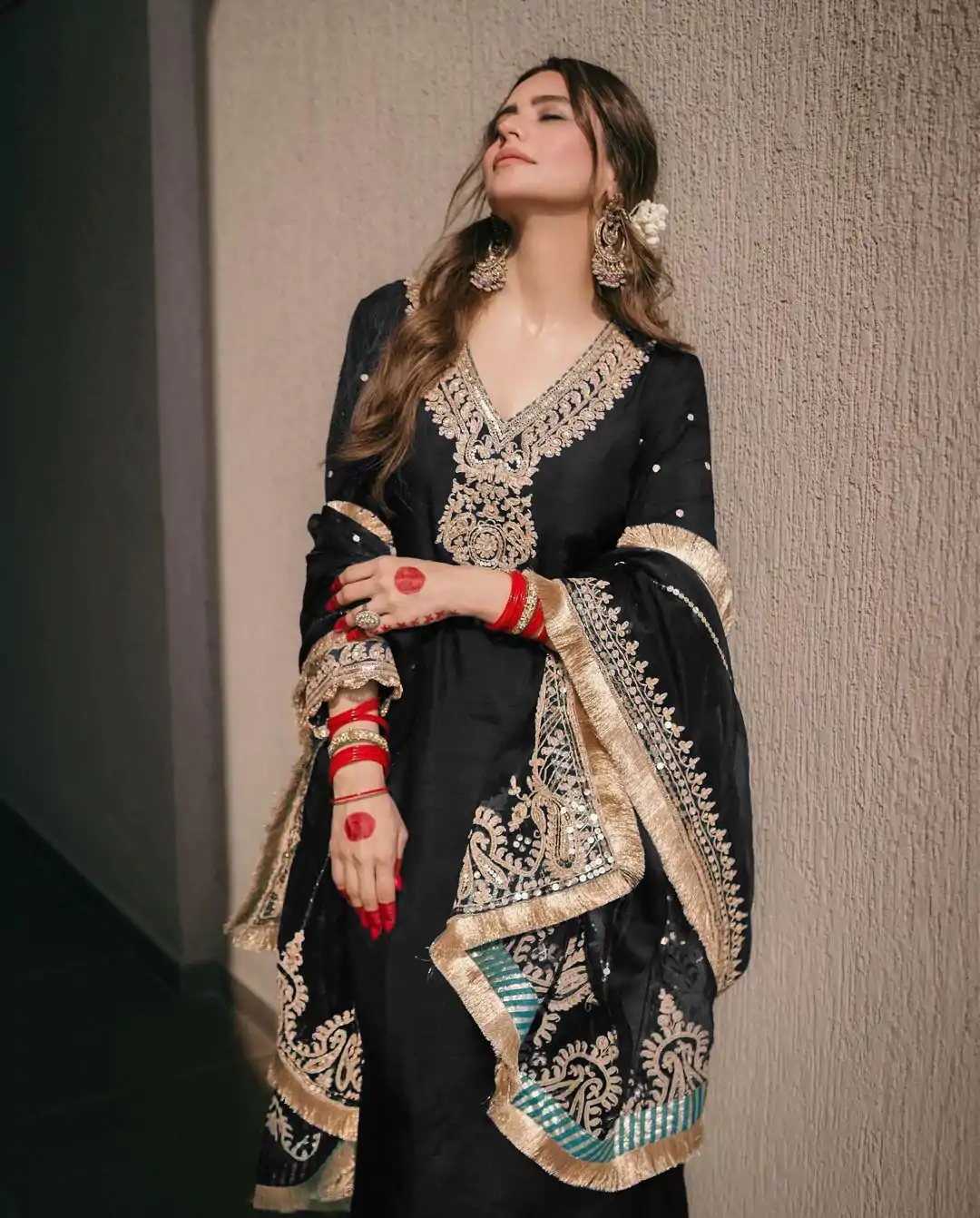SRK 5153 Black Color Pure Chinnon Silk Embroidery Sequence Salwar Suit Wedding, Party, Festive, Events Expected Delivery 4-6 Working Days @ 1899/- | Casual Suits, Jump Suits, Creative suits, Designer Suits, Palazzo Suits, Party Wear Suits, Patiala Suits, Salwar suit, Straight Suits