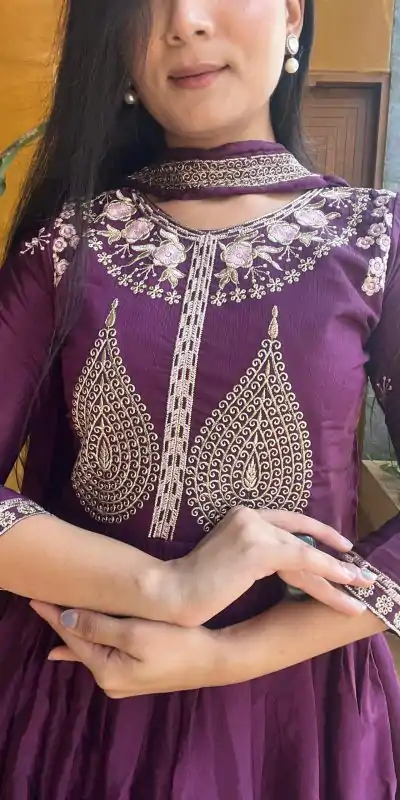 Ram 010 Purple Color Chinon Heavy Embroidery Work Lehenga Choli Casual, Wedding, Festive, Events Expected Delivery 4-6 Working Days @2049/- | Bollywood Lehenga, Creative Lehenga, Designer Lehenga, Embroidered Lehenga, Lehenga, Party Wear Lehenga