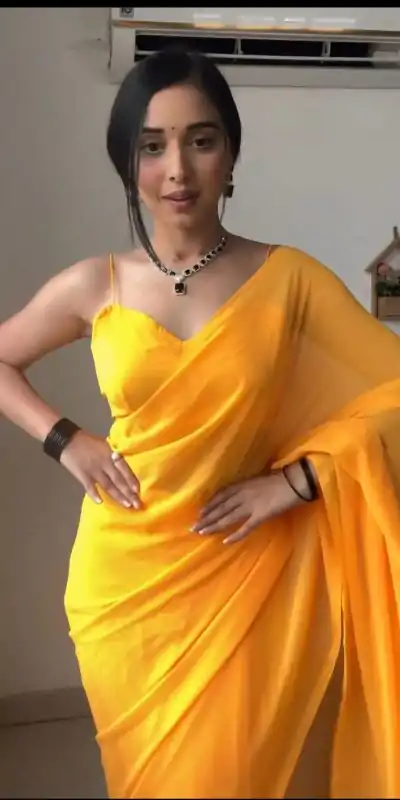 SC 192 Yellow Color Pure Soft Georgette Silk Design All Over Saree , Party Wear, Events, Festivals Expected Delivery 4-6 Working Days 1499/- | Bollywood Sarees, Creative Sarees, Designer Sarees, Embroidered Sarees, Ethnic Saree, Modern Digital sarees, Party Wear Sarees, Sarees