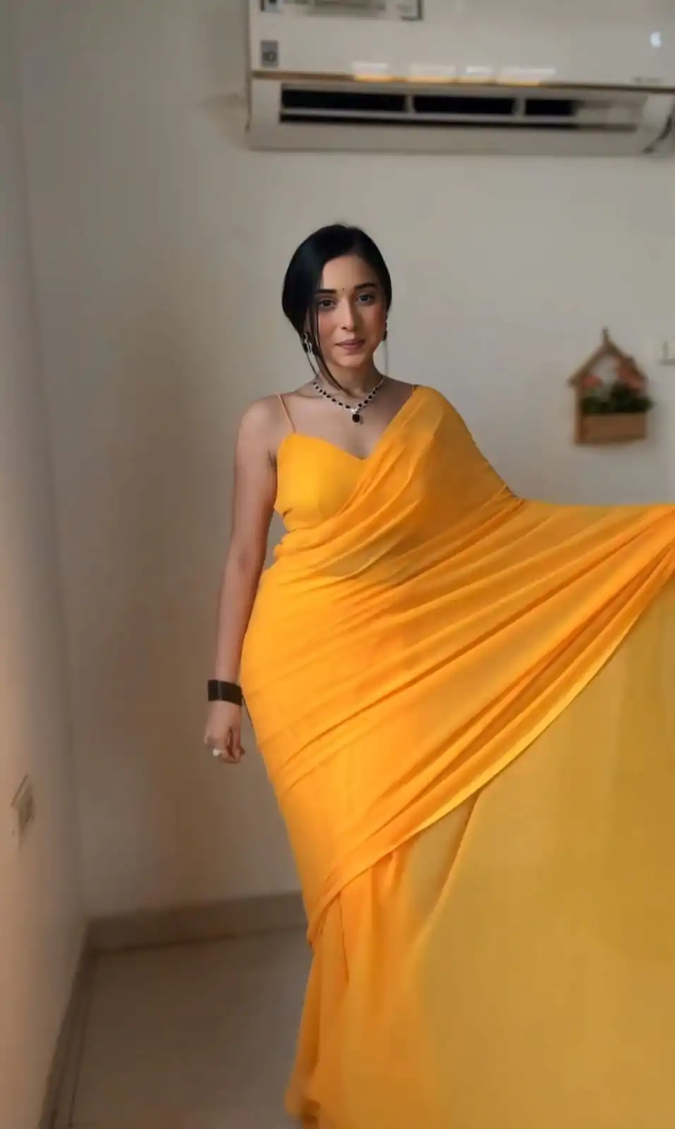   SC 192 Yellow Color Pure Soft Georgette Silk Design All Over Saree , Party Wear, Events, Festivals Expected Delivery 4-6 Working Days 1499/- | Bollywood Sarees, Creative Sarees, Designer Sarees, Embroidered Sarees, Ethnic Saree, Modern Digital sarees, Party Wear Sarees, Sarees