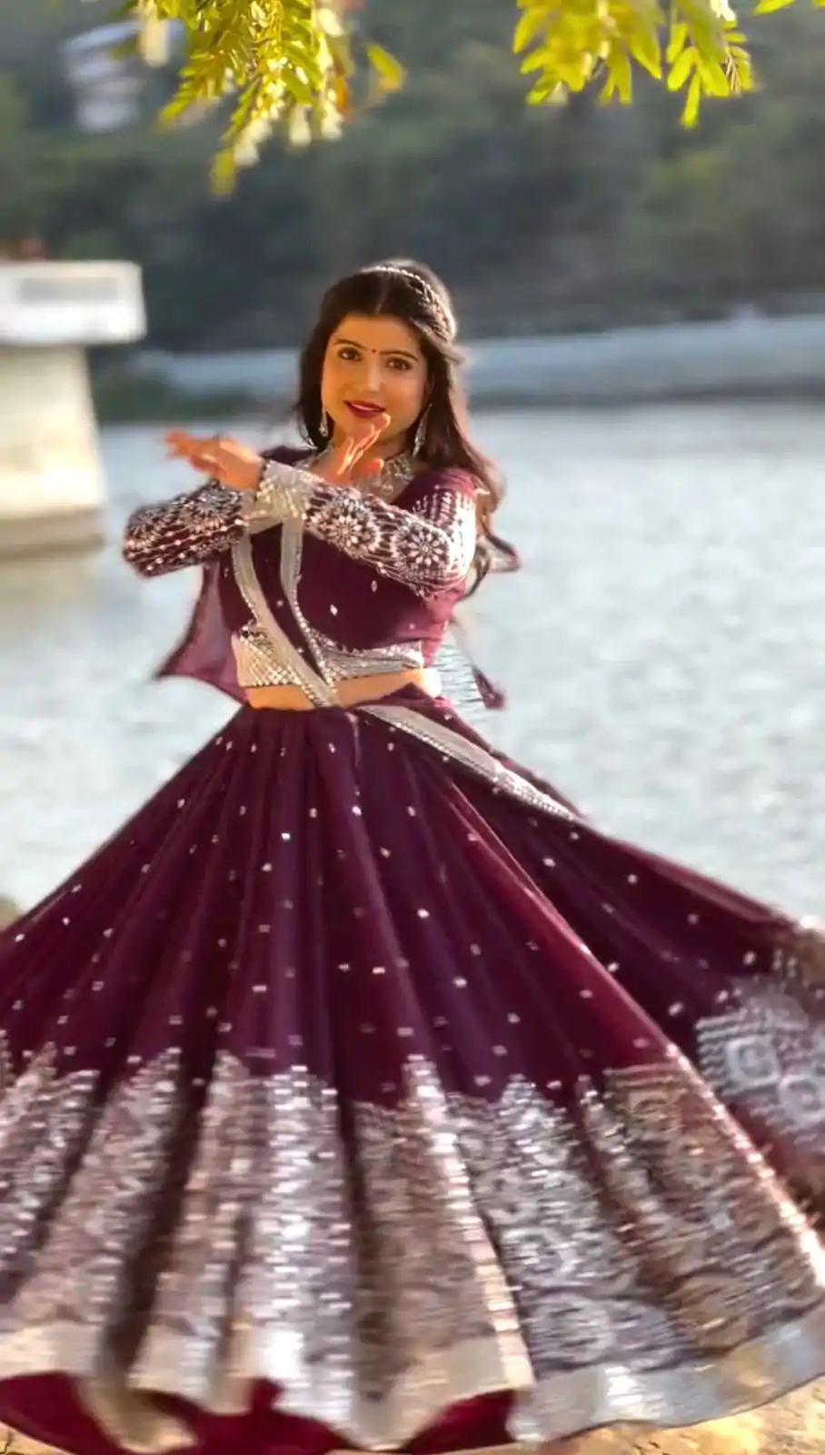 Ram 012 Maroon Color Georgette Sequence Thread Lehenga Choli Casual, Wedding, Festive, Events Expected Delivery 4-6 Working Days @2649/- | Bollywood Lehenga, Creative Lehenga, Designer Lehenga, Embroidered Lehenga, Lehenga, Party Wear Lehenga