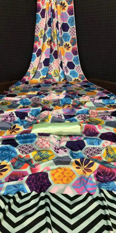 Veechis ANOKHI Navrang Color Heavy Devsena Soft Silk Beautiful Digital Printed Saree Casual, Party Festive, Events. Expected Delivery 4-6 Working Days @1499 | Bollywood Sarees, Creative Sarees, Designer Sarees, Embroidered Sarees, Modern Digital sarees, Party Wear Sarees, Sarees