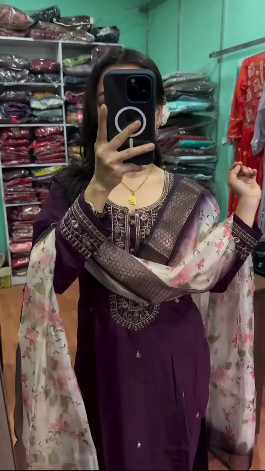 AD 164 Purple Color Chinon Silk Embroidery Work Sharara Suit Casual, Wedding, Party, Festive, Events Etc. Expected Delivery 4-6 Working Days @1949/- | Casual Suits, Jump Suits, Creative suits, Designer Suits, Palazzo Suits, Party Wear Suits, Patiala Suits, Salwar suit, Straight Suits
