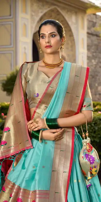 LNB 2021 Sky Blue Jacquard Silk Weaving Zari Lehenga Choli Festive Party Wedding, Events etc. Delivery 4-6 Working Days @3499/- | Bollywood Lehenga, Creative Lehenga, Designer Lehenga, Embroidered Lehenga, Lehenga, Party Wear Lehenga