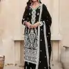 FC ASHIRWAD 79791 Black Color Heavy Vichitra Embroidery Sharara Suit Wedding, Party, Festive Expected Delivery 4-6 Working Days  @2599/- | Casual Suits, Jump Suits, Creative suits, Designer Suits, Palazzo Suits, Party Wear Suits, Patiala Suits, Salwar suit, Straight Suits