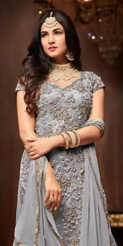 FC Maisha 1103 Cement Color Football Net Embroidery Sharara Suit Wedding, Party, Festive Expected Delivery 4-6 Working Days  @2099/- | Casual Suits, Jump Suits, Creative suits, Designer Suits, Palazzo Suits, Party Wear Suits, Patiala Suits, Salwar suit, Straight Suits