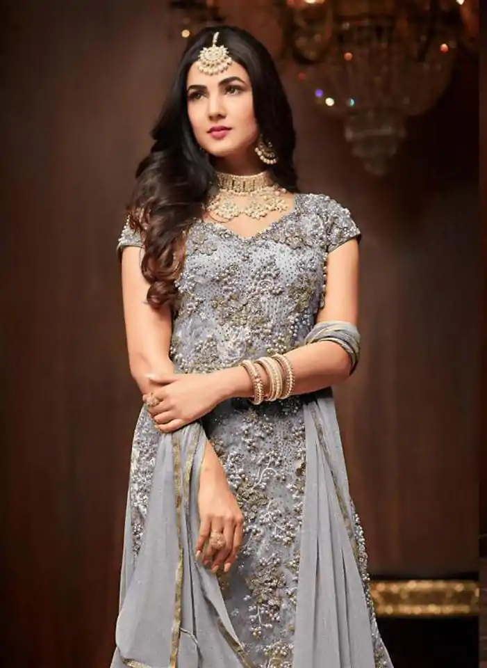 FC Maisha 1103 Cement Color Football Net Embroidery Sharara Suit Wedding, Party, Festive Expected Delivery 4-6 Working Days  @2099/- | Casual Suits, Jump Suits, Creative suits, Designer Suits, Palazzo Suits, Party Wear Suits, Patiala Suits, Salwar suit, Straight Suits