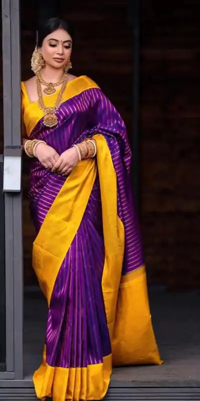 DDF POOJA Rebecca Purple Color Soft Lichi Silk Ordinary Design Rich Pallu Saree Casual, Party Wear, Events, Festivals Expected Delivery 4-6 Working @1499 | Embroidered Sarees, Bollywood Sarees, Creative Sarees, Designer Sarees, Ethnic Saree, Modern Digital sarees, Party Wear Sarees, Sarees