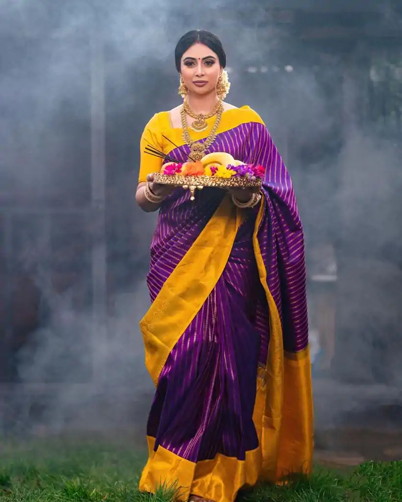 DDF POOJA Rebecca Purple Color Soft Lichi Silk Ordinary Design Rich Pallu Saree Casual, Party Wear, Events, Festivals Expected Delivery 4-6 Working @1499 | Embroidered Sarees, Bollywood Sarees, Creative Sarees, Designer Sarees, Ethnic Saree, Modern Digital sarees, Party Wear Sarees, Sarees