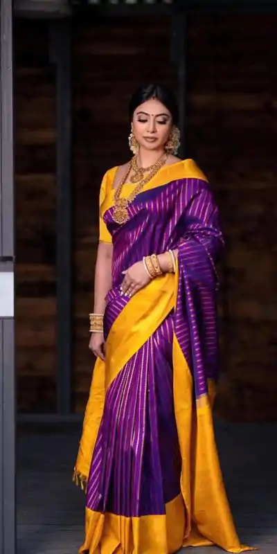 DDF POOJA Rebecca Purple Color Soft Lichi Silk Ordinary Design Rich Pallu Saree Casual, Party Wear, Events, Festivals Expected Delivery 4-6 Working @1499 | Embroidered Sarees, Bollywood Sarees, Creative Sarees, Designer Sarees, Ethnic Saree, Modern Digital sarees, Party Wear Sarees, Sarees