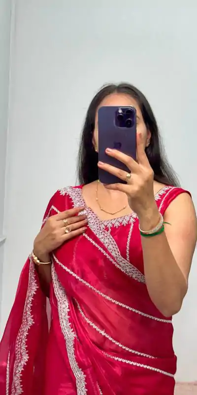 ST 476 Red Color Burberry Blooming Embroidery Zari Saree Casual, Wedding, Party, Festive, Events Etc. Expected Delivery 4-6 Working Days @1899/- | Embroidered Sarees, Bollywood Sarees, Creative Sarees, Designer Sarees, Ethnic Saree, Modern Digital sarees, Party Wear Sarees, Sarees