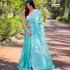 DF Burberry Sea Green Color Burberry Silk Diamond Sequins Saree Casual, Party Wear, Wedding, Events Etc Delivery Expected.4-6 Working Days 1899/- | Embroidered Sarees, Bollywood Sarees, Creative Sarees, Designer Sarees, Ethnic Saree, Modern Digital sarees, Party Wear Sarees, Sarees