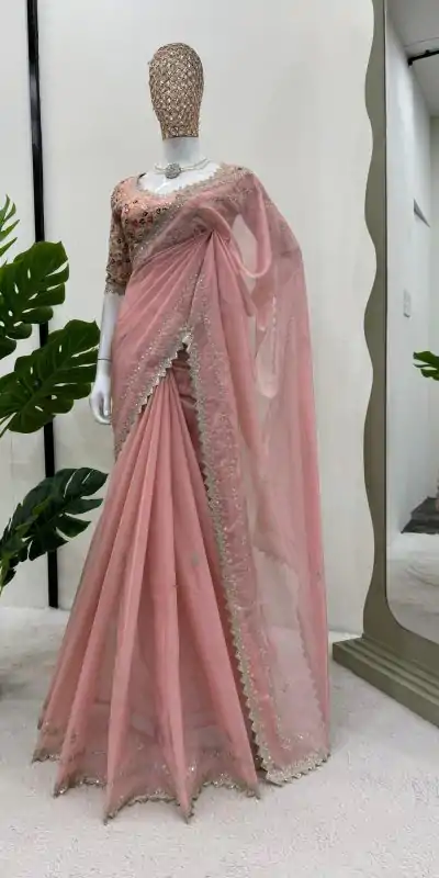 KD 497 Peach Color Tabby Silk Thread Sequence Salwar Suit Casual, Party, Wedding, Festive, Events Etc. Expected Delivery 4-6 Working Days @2049/- | Casual Suits, Creative suits, Designer Suits, Palazzo Suits, Party Wear Suits, Patiala Suits, Salwar suit, Straight Suits