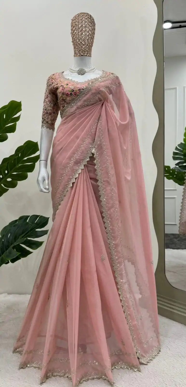 KD 497 Peach Color Tabby Silk Thread Sequence Salwar Suit Casual, Party, Wedding, Festive, Events Etc. Expected Delivery 4-6 Working Days @2049/- | Casual Suits, Creative suits, Designer Suits, Palazzo Suits, Party Wear Suits, Patiala Suits, Salwar suit, Straight Suits