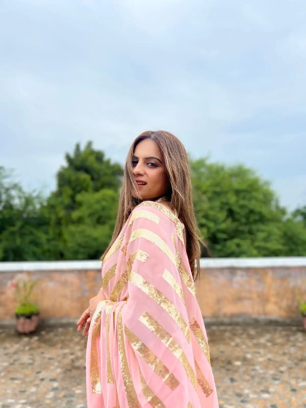 JR 610 Pink Color Georgette Embroidery Sequence Saree Casual, Wedding, Festive, Events Expected Delivery  4-6 Working Days @1749/- | Embroidered Sarees, Bollywood Sarees, Creative Sarees, Designer Sarees, Ethnic Saree, Modern Digital sarees, Party Wear Sarees, Sarees