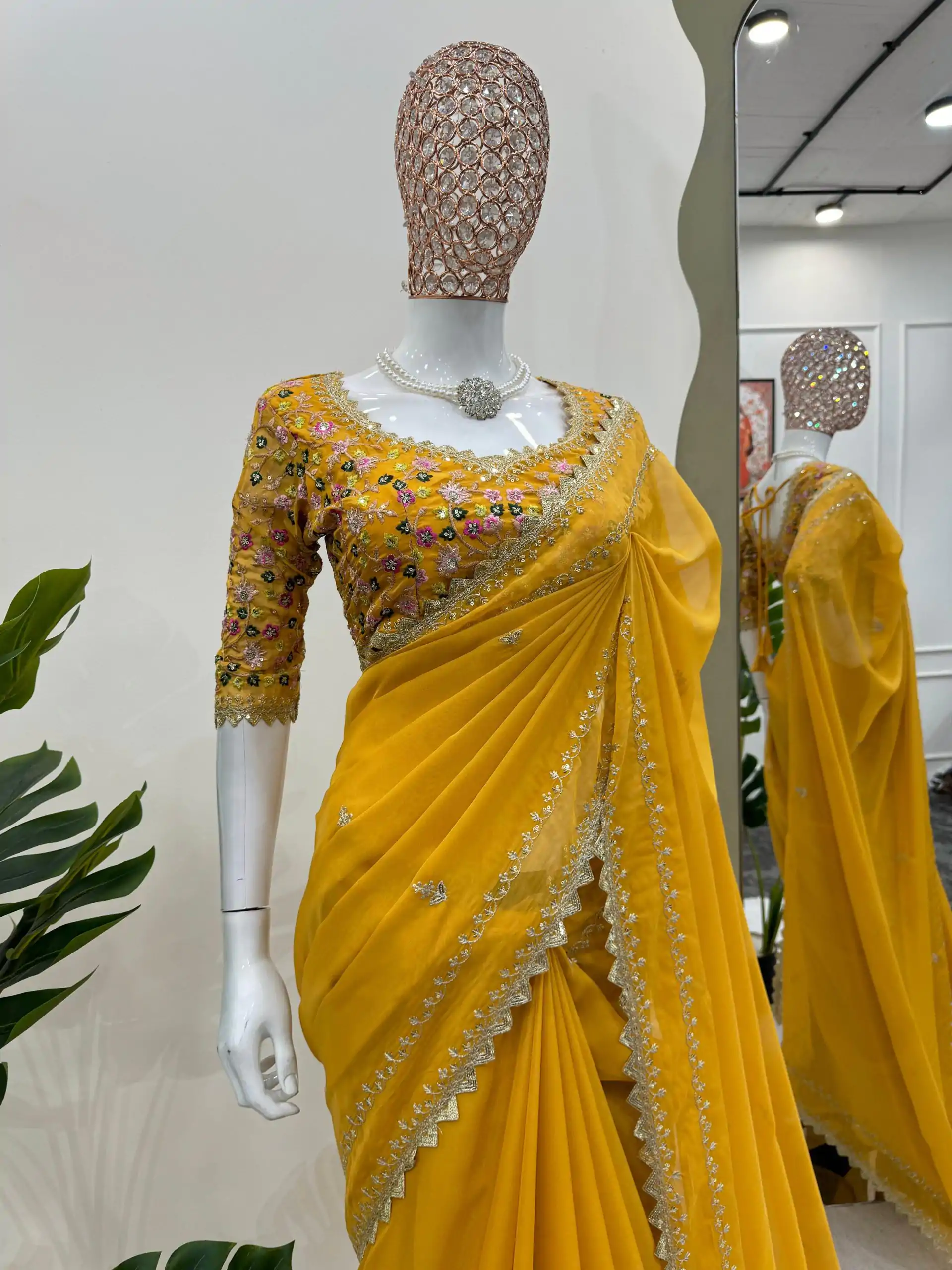 KD 497 Yellow Color Tabby Silk Thread Sequence Salwar Suit Casual, Party, Wedding, Festive, Events Etc. Expected Delivery 4-6 Working Days @2049/- | Casual Suits, Creative suits, Designer Suits, Palazzo Suits, Party Wear Suits, Patiala Suits, Salwar suit, Straight Suits
