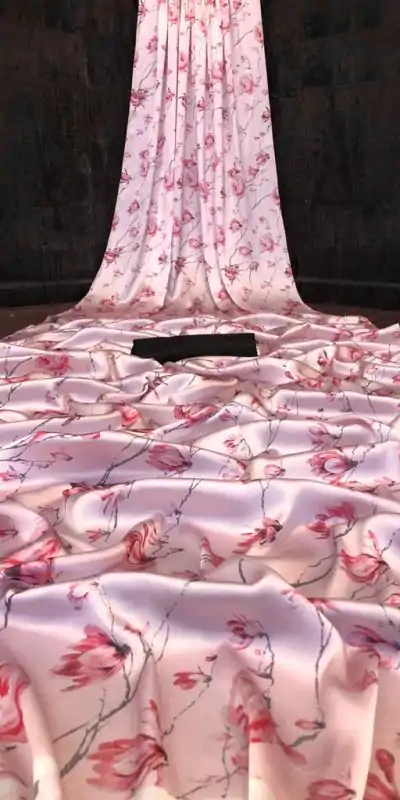 Veechis FLORAL Pink Color Heavy Devsena Soft Silk Beautiful Digital Printed Saree Casual, Party Festive, Events. Expected Delivery 4-6 Working Days @1499 | Bollywood Sarees, Creative Sarees, Designer Sarees, Embroidered Sarees, Modern Digital sarees, Party Wear Sarees, Sarees