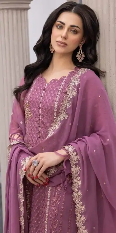 FC MARIA-A 1038 Purple Color Sequence Georgette Embroidery Salwar Suit Wedding, Party, Festive events, Expected Delivery 4-6 Working Days @2099 | Casual Suits, Creative suits, Designer Suits, Palazzo Suits, Party Wear Suits, Patiala Suits, Salwar suit, Straight Suits