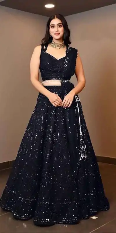 RC 215 Black Color Heavy Georgette Embroidery Sequins Lehenga Choli Casual, Party Wedding, Festive, Events Etc. Delivery  4-6 Working Days 1999/- | Bollywood Lehenga, Creative Lehenga, Designer Lehenga, Embroidered Lehenga, Lehenga, Party Wear Lehenga