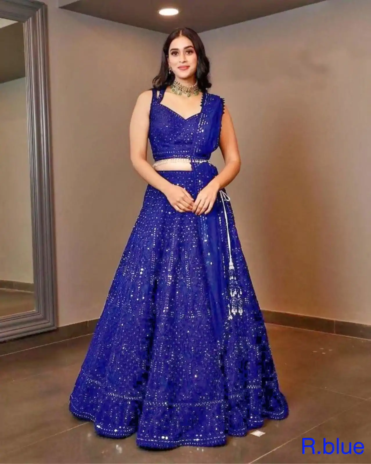 RC 215 Blue  Color Heavy Georgette Embroidery Sequins Lehenga Choli Casual, Party Wedding, Festive, Events Etc. Delivery  4-6 Working Days 1999/- | Bollywood Lehenga, Creative Lehenga, Designer Lehenga, Embroidered Lehenga, Lehenga, Party Wear Lehenga