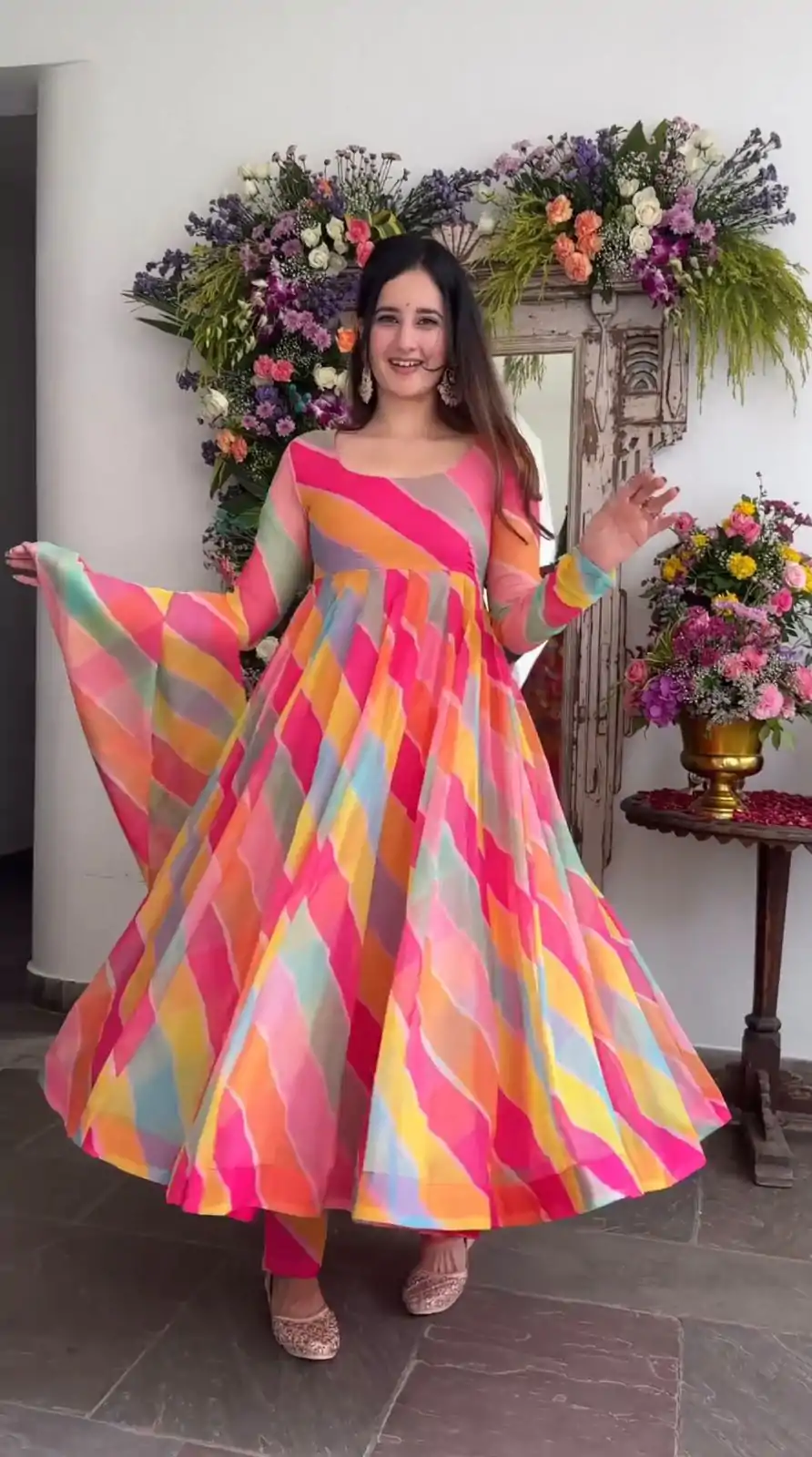 KD 1341 Malty Color Tabby Silk Digital Printed Salwar Suit Casual, Wedding, Party, Events Etc. Expected Delivery 4-6 Working Days 1799/- | Casual Suits, Jump Suits, Creative suits, Designer Suits, Palazzo Suits, Party Wear Suits, Patiala Suits, Salwar suit, Straight Suits