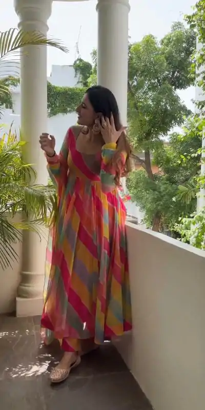 KD 1341 Malty Color Tabby Silk Digital Printed Salwar Suit Casual, Wedding, Party, Events Etc. Expected Delivery 4-6 Working Days 1799/- | Casual Suits, Jump Suits, Creative suits, Designer Suits, Palazzo Suits, Party Wear Suits, Patiala Suits, Salwar suit, Straight Suits