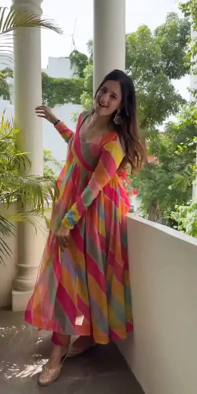 KD 1341 Malty Color Tabby Silk Digital Printed Salwar Suit Casual, Wedding, Party, Events Etc. Expected Delivery 4-6 Working Days 1799/- | Casual Suits, Jump Suits, Creative suits, Designer Suits, Palazzo Suits, Party Wear Suits, Patiala Suits, Salwar suit, Straight Suits