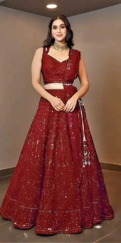 RC 215 Red Color Heavy Georgette Embroidery Sequins Lehenga Choli Casual, Party Wedding, Festive, Events Etc. Delivery  4-6 Working Days 1999/- | Bollywood Lehenga, Creative Lehenga, Designer Lehenga, Embroidered Lehenga, Lehenga, Party Wear Lehenga