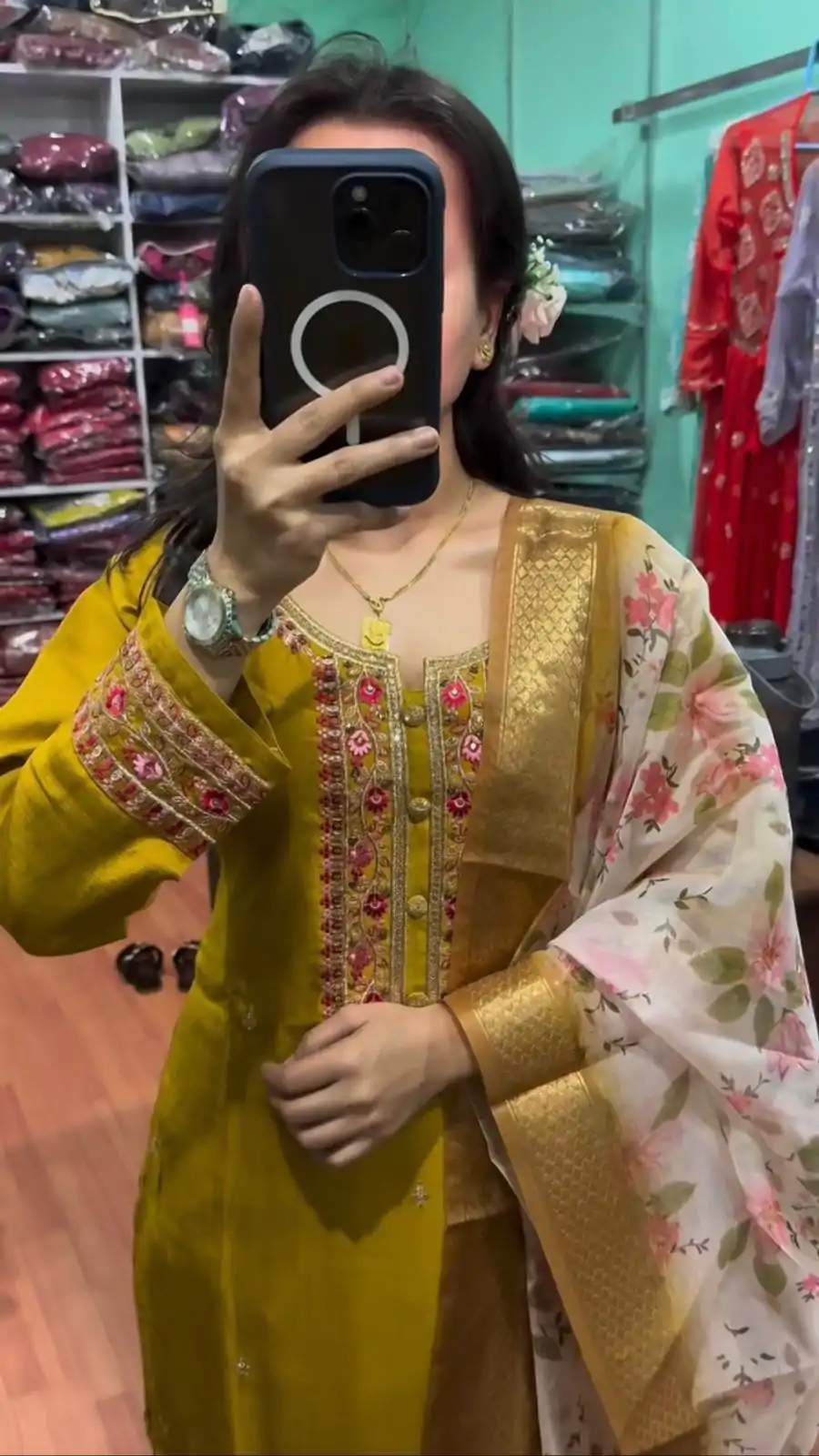AD 164 Yellow Color Chinon Silk Embroidery Work Sharara Suit Casual, Wedding, Party, Festive, Events Etc. Expected Delivery 4-6 Working Days @1949/- | Casual Suits, Jump Suits, Creative suits, Designer Suits, Palazzo Suits, Party Wear Suits, Patiala Suits, Salwar suit, Straight Suits