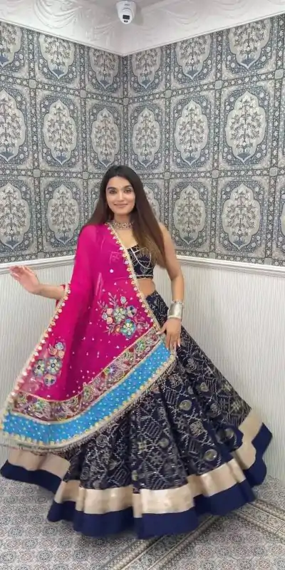 LG 613 Blue Color Rayon Printed Silk Work Lehenga Choli Festive Party Wedding, Events etc. Delivery 4-6 Working Days @1999/- | Creative Lehenga, Bollywood Lehenga, Designer Lehenga, Embroidered Lehenga, Lehenga, Party Wear Lehenga