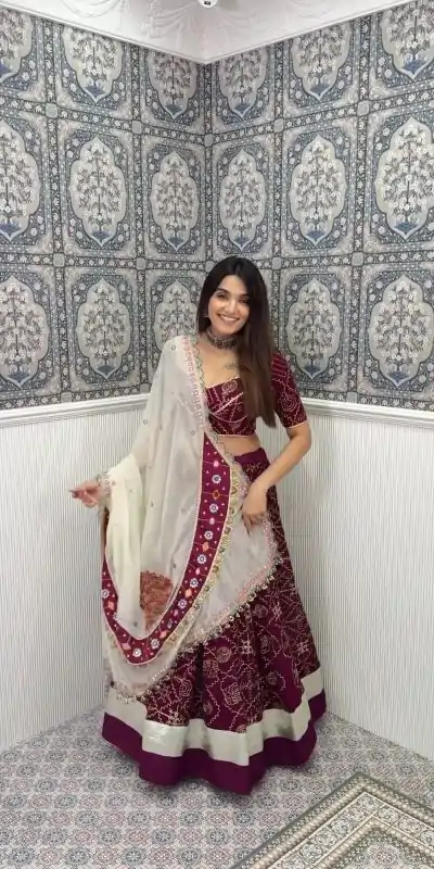 LG 613 Maroon Color Rayon Printed Silk Work Lehenga Choli Festive Party Wedding, Events etc. Delivery 4-6 Working Days @1999/- | Creative Lehenga, Bollywood Lehenga, Designer Lehenga, Embroidered Lehenga, Lehenga, Party Wear Lehenga