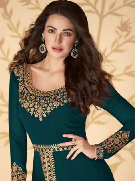 FC ASHIRWAD 7216 Peacock Green Color Georgette Embroidery Sharara Suit Wedding, Party, Festive Expected Delivery 4-6 Working Days  @2299/- | Casual Suits, Jump Suits, Creative suits, Designer Suits, Palazzo Suits, Party Wear Suits, Patiala Suits, Salwar suit, Straight Suits