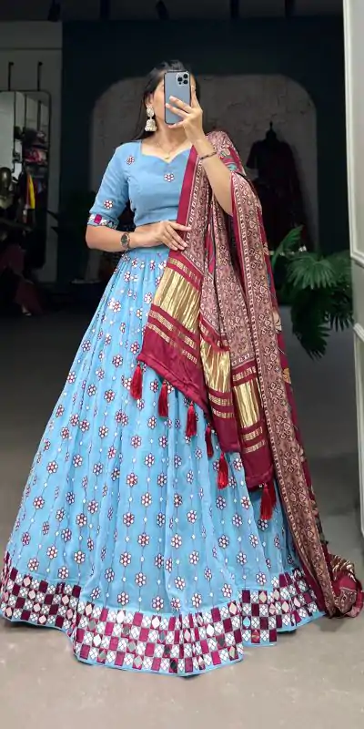 LNB 1733 Sky Blue Color Georgette Sequins Embroidery Lehenga Choli Festive Party Wedding, Events etc. Delivery 4-6 Working Days @4799/- | Bollywood Lehenga, Creative Lehenga, Designer Lehenga, Embroidered Lehenga, Lehenga, Party Wear Lehenga