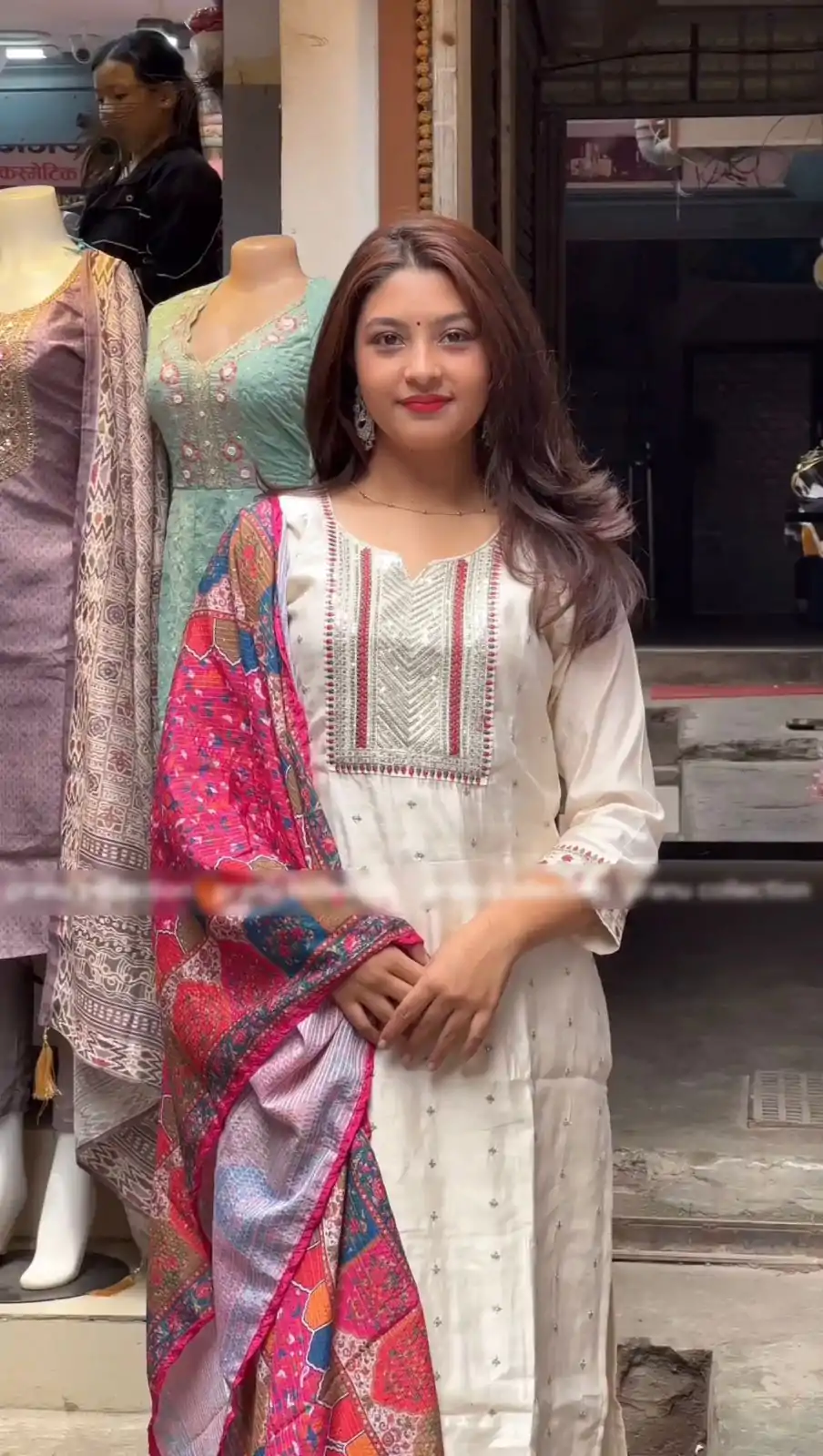 SRK 474 White Color Chinnon Silk Malty Thread Embroidery Salwar Suit Wedding, Party, Festive, Events Expected Delivery 4-6 Working Days @ 1849/- | Casual Suits, Jump Suits, Creative suits, Designer Suits, Palazzo Suits, Party Wear Suits, Patiala Suits, Salwar suit, Straight Suits