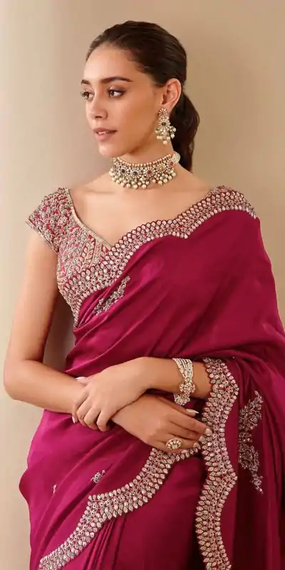 BT 1233 Pink Color Vichitra Silk Sequins Embroidery Saree Casual, Party Wear, Traditional Wear, Wedding Wear, Events Etc.@1999/- | Bollywood Sarees, Creative Sarees, Designer Sarees, Ethnic Saree, Modern Digital sarees, Party Wear Sarees, Sarees