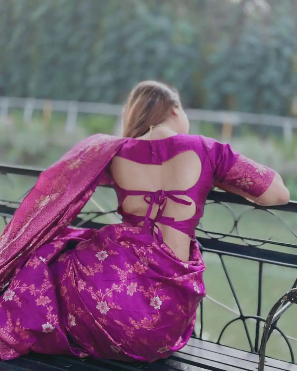 DDF Purple Flower Color Banarasi Soft Silk Ordinary Design Saree Casual, Party Wear, Events, Festivals Etc. Expected Delivery 4-6 Working Days 1499/- Only | Bollywood Sarees, Creative Sarees, Designer Sarees, Embroidered Sarees, Ethnic Saree, Modern Digital sarees, Party Wear Sarees, Sarees