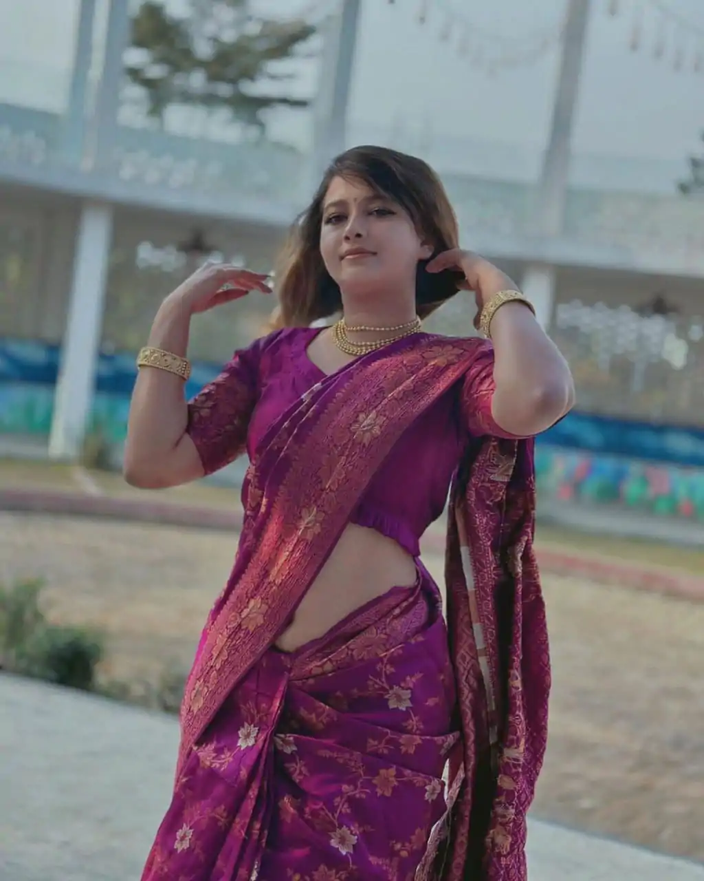 DDF Purple Flower Color Banarasi Soft Silk Ordinary Design Saree Casual, Party Wear, Events, Festivals Etc. Expected Delivery 4-6 Working Days 1499/- Only | Bollywood Sarees, Creative Sarees, Designer Sarees, Embroidered Sarees, Ethnic Saree, Modern Digital sarees, Party Wear Sarees, Sarees