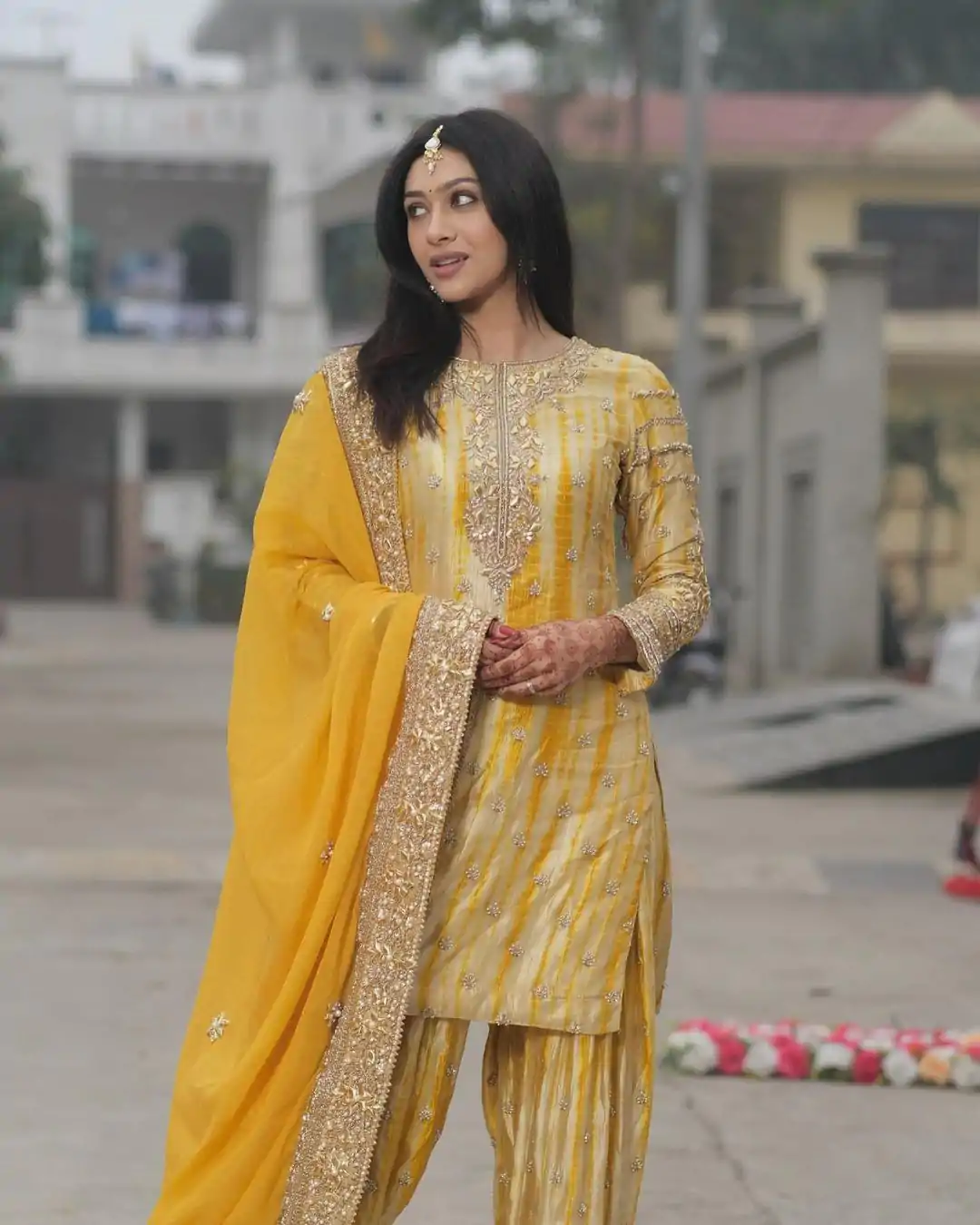 SSR 480 Yellow Color Chinnon Embroidery Sequence Salwar Suit Wedding, Party, Festive, Events Expected Delivery 4-6 Working Days @ 2499/- | Casual Suits, Jump Suits, Creative suits, Designer Suits, Palazzo Suits, Party Wear Suits, Patiala Suits, Salwar suit, Straight Suits
