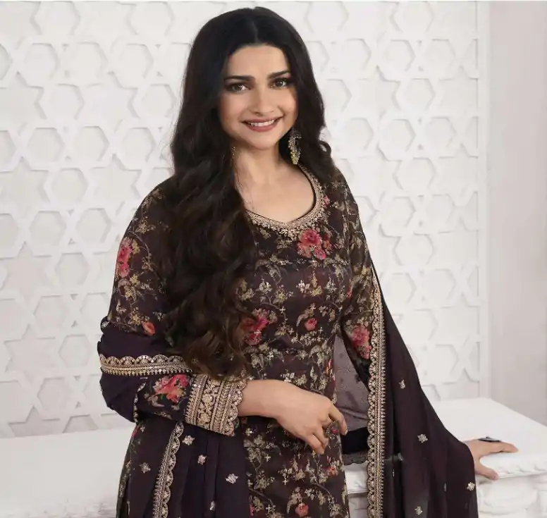 FC Swara 65583 Coffee Color Vichitra Digital Print Embroidery Salwar Suit Wedding, Party, Festive events, etc. Expected Delivery 4-6 Working Days @2699/- | Casual Suits, Jump Suits, Creative suits, Designer Suits, Palazzo Suits, Party Wear Suits, Patiala Suits, Salwar suit, Straight Suits
