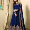 FC TL 1701 Royal Blue Color Georgette Cording Embroidery Sharara Suit Wedding, Party, Festive Expected Delivery 4-6 Working Days  @1749/- | Casual Suits, Jump Suits, Creative suits, Designer Suits, Palazzo Suits, Party Wear Suits, Patiala Suits, Salwar suit, Straight Suits